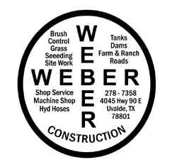 Weber Construction, Uvalde, Texas, logo